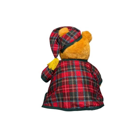 The Disney Store Winnie The Pooh Plaid Pj’s Pajamas Stuffed Plush Doll 14” - Picture 3 of 7
